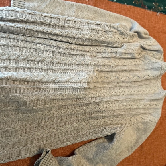 Soft Surroundings Taupe Knit Sweater - Medium - Picture 2 of 7